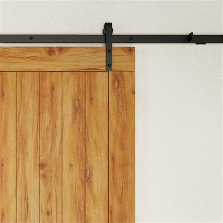 The Delaney The Delaney BD1064 1000 Series 6 ft. Barn Door Hardware - Black BD1064